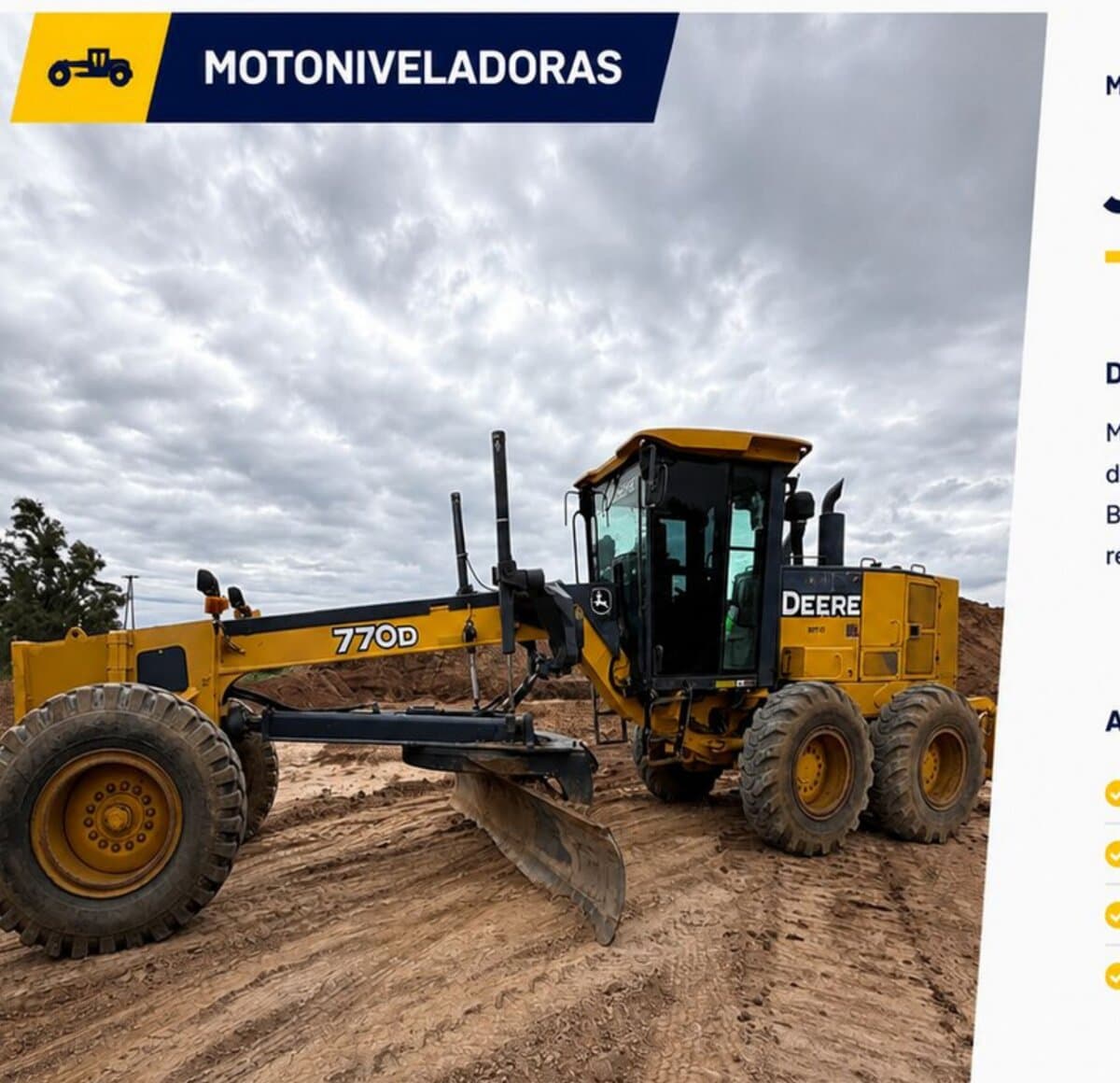 John Deere 770D