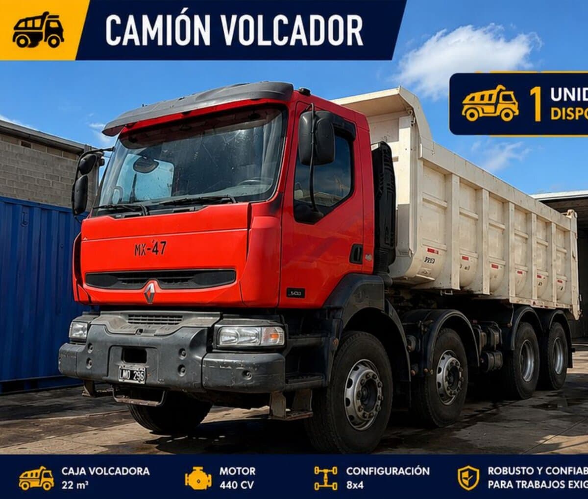 Renault Kerax 440.34 PDXI 8x4