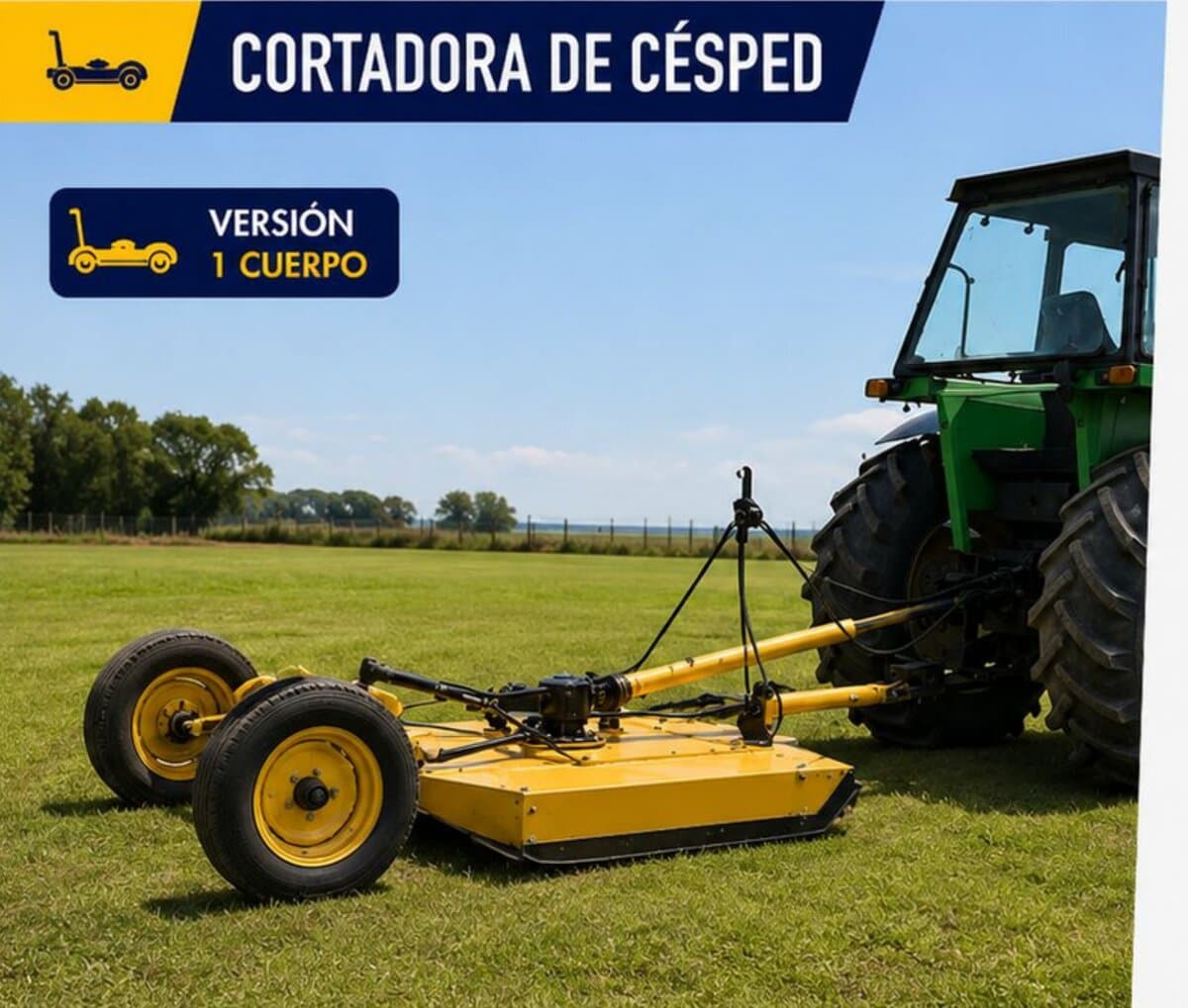 Gentili cortadora de césped de arrastre
